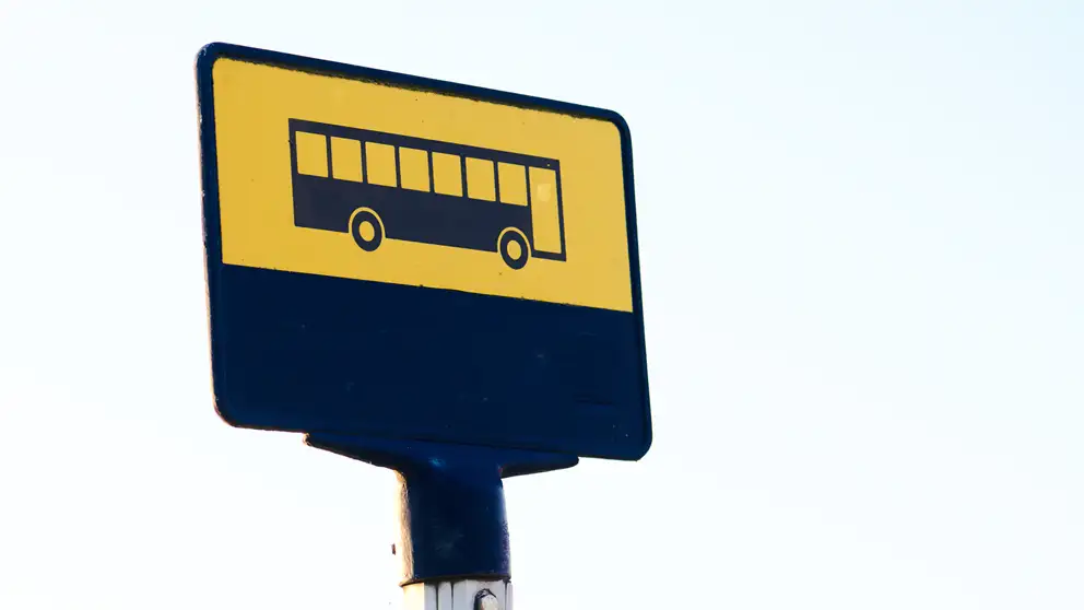 Busstop skilt