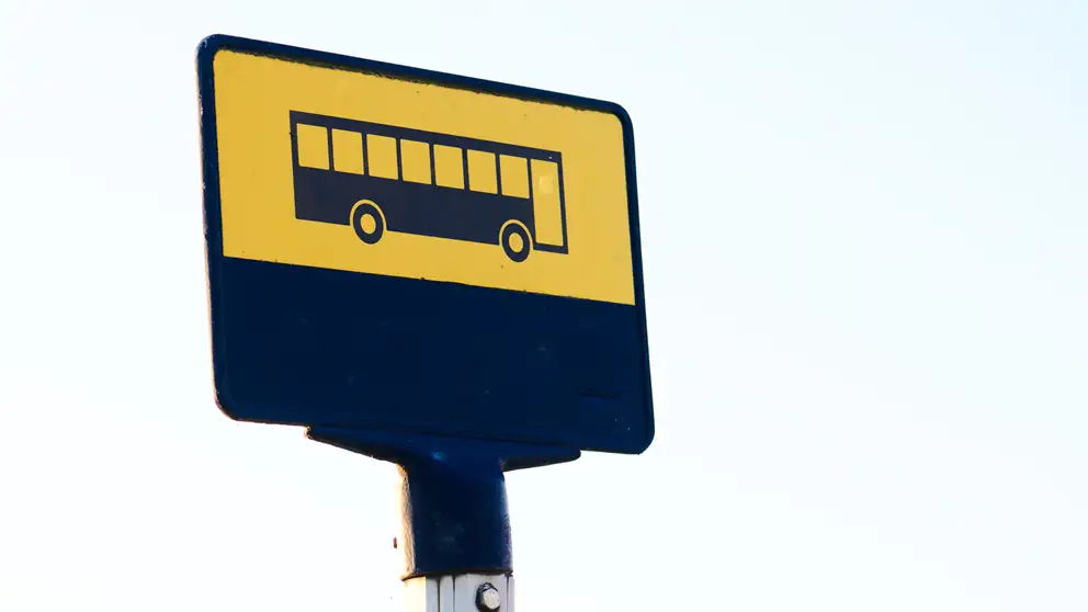 Busstop skilt