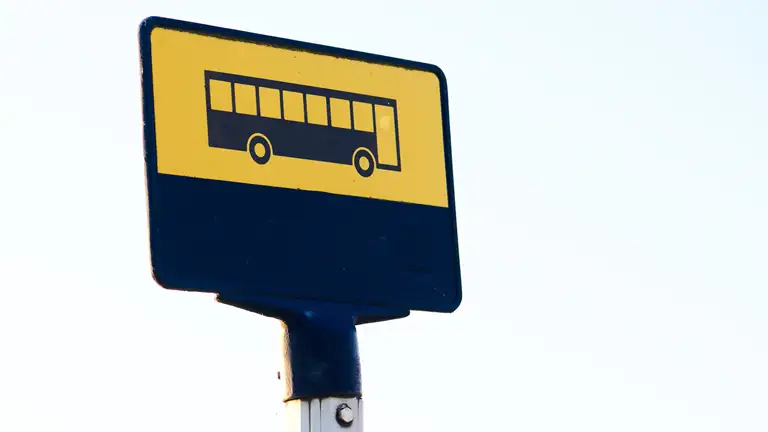 Busstop skilt