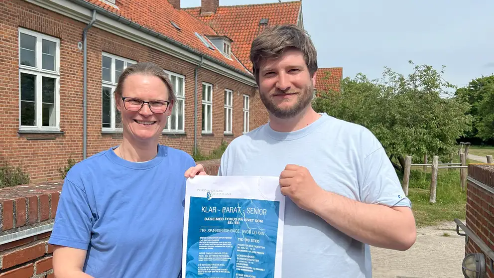 Sygeplejerske Nete Frydenlund og sygeplejerske og seniorkonsulent Johan Stenbæk.