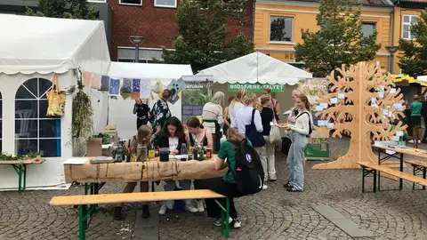 Vordingborg Kommunes telt på Folkemøde Møn