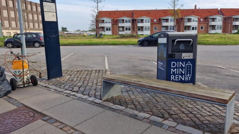 Rengjort bymidte i Vordingborg